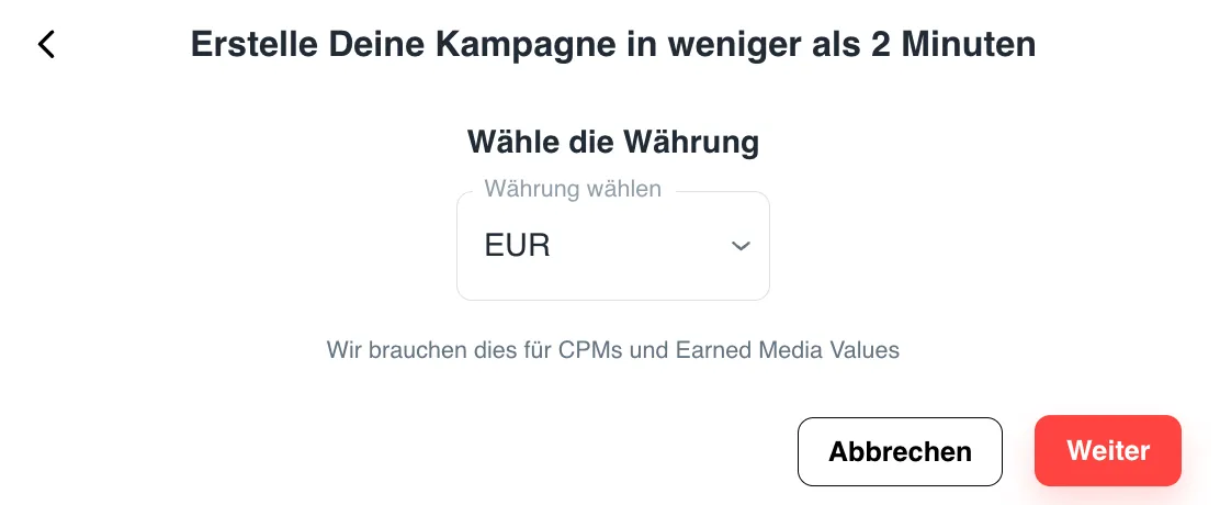 Kampagnen Managment -
