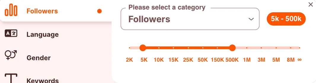 Influencer Suche - 
