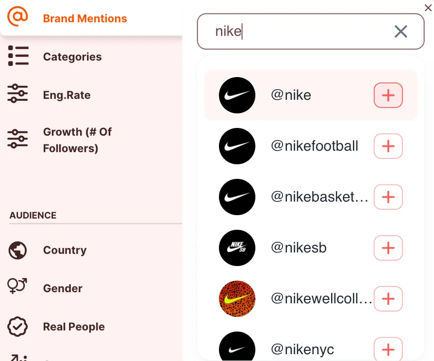Influencer Suche - 