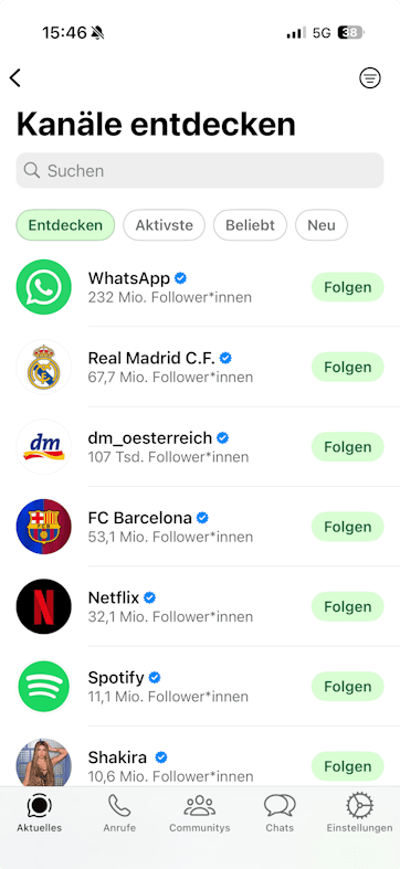 WhatsApp Channel sind für gewisse Brands eine tolle Möglichkeit ihr Social Media Marketing zu erweitern
